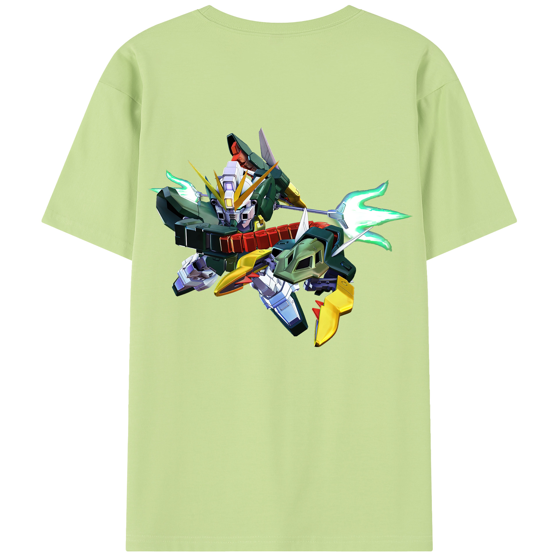 （画像用） 機動戦士ガンダム Mobile Suit Gundam 綿100％半袖Tシャツ（背面プリント）